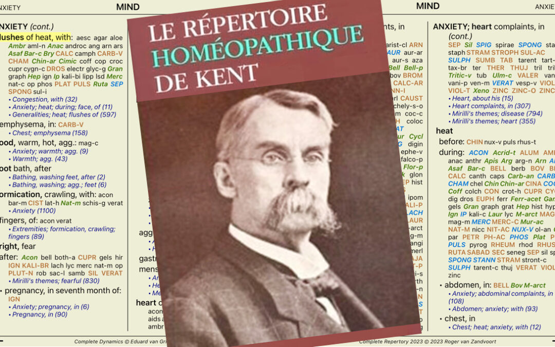 Les chapitres du répertoire de Kent